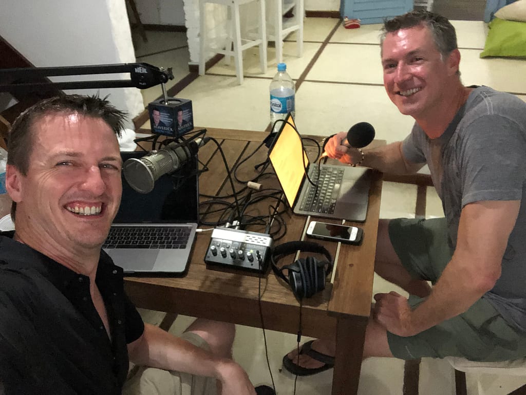 Sean Tierney is with Matt Bowles as a guest speaker on a podcast